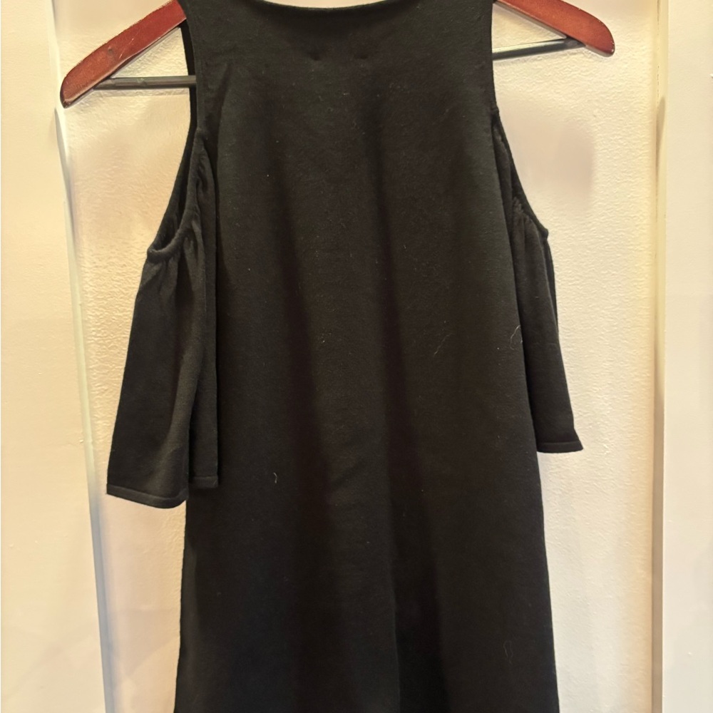 NWT Milly Minis Black Flutter Sleeve Dress size 12
